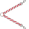 Dog Leash Splitter - Candy Cane