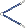 Dog Leash Splitter - Celtic Knot4 Blues/Black/White