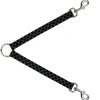 Dog Leash Splitter - Checker Black/Gray