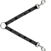 Dog Leash Splitter - Cheetah/Stars Gray/Black