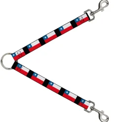 Dog Leash Splitter - Chile Flags