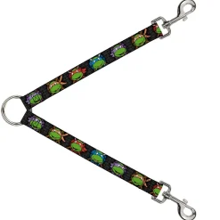Dog Leash Splitter - Classic TMNT Expessions Battle Gear Gray Multi Color
