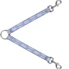 Dog Leash Splitter - Cloudy/Starry Sky Lavender/Blue/Yellow