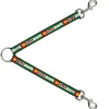 Dog Leash Splitter - COLFAX Green Stripe Weathered