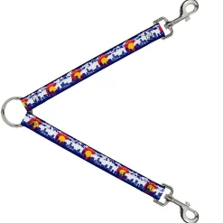 Dog Leash Splitter - Colorado Skyline/Mountains