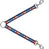 Dog Leash Splitter - Colorado BOULDER Flag Blue/White/Red/Yellow