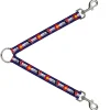 Dog Leash Splitter - Colorado Skier1 Red/Mountains