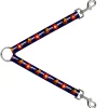 Dog Leash Splitter - Colorado Snowboarder3 Orange/Mountians