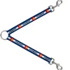 Dog Leash Splitter - Colorado STEAMBOAT Flag Blue/White/Red/Yellow