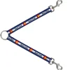 Dog Leash Splitter - Colorado BEAVER CREEK Flag Blue/White/Red/Yellow