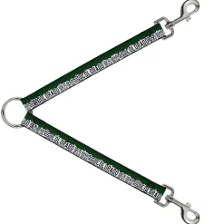 Dog Leash Splitter - Colorado Mountains Green/White/Gray Text