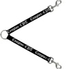 Dog Leash Splitter - COMPTON-CPT Black/White