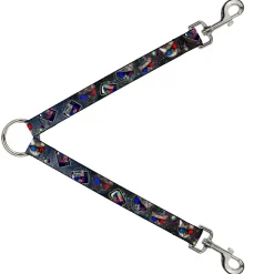 Dog Leash Splitter - 3-D TV Cats in Space