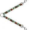 Dog Leash Splitter - Dachshund in Shades w/Palm Trees
