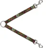 Dog Leash Splitter - Death Before Dishonor CLOSE-UP Olive