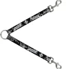 Dog Leash Splitter - Death or Glory Black/White