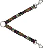 Dog Leash Splitter - Death Before Dishonor CLOSE-UP Black
