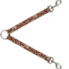 Dog Leash Splitter - Dragons Tan