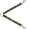 Dog Leash Splitter - Earthy Brown/Green