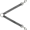 Dog Leash Splitter - Eighties 7 Black/White