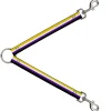 Dog Leash Splitter - Flag Non-Binary Stripe