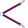 Dog Leash Splitter - Flag Polyamorous Pi Symbol Blue/Red/Black/Yellow