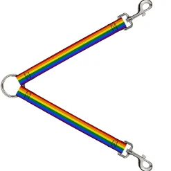 Dog Leash Splitter - Flag Pride Rainbow
