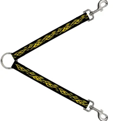 Dog Leash Splitter - Flame Yellow