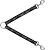Dog Leash Splitter - Flame Silver