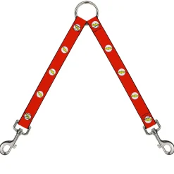 Dog Leash Splitter - Flash Logo Red/White/Yellow