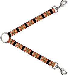 Dog Leash Splitter - Florida Flags