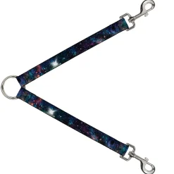 Dog Leash Splitter - Galaxy Collage