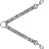 Dog Leash Splitter - Gems Stacked Multi Color