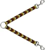 Dog Leash Splitter - Geometric4 Tan/Blue/Wine/Brown/Olive