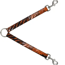 Dog Leash Splitter - Grunge Tread Orange