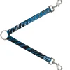 Dog Leash Splitter - Grunge Tread Blue
