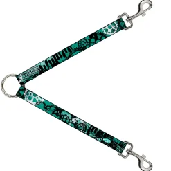 Dog Leash Splitter - Grunge Gears Green