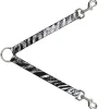 Dog Leash Splitter - Grunge Tread Black/White