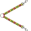 Dog Leash Splitter - Gummy Bears Cartoon Black/Red/Yellow/Green