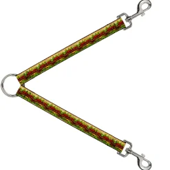 Dog Leash Splitter - Hamburger Vivid