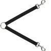 Dog Leash Splitter - Herringbone Black/Gray