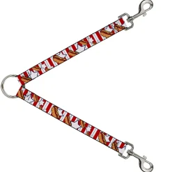 Dog Leash Splitter - Hot Dogs