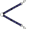 Dog Leash Splitter - I SEE WHAT YOU DID THERE Weathered Black/Purple