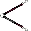 Dog Leash Splitter - IN YOUR DREAMS! Black/White/Pink