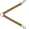 Dog Leash Splitter - Ireland Flag Stripes Distressed