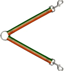 Dog Leash Splitter - Ireland Flag Stripes Distressed
