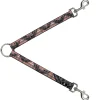 Dog Leash Splitter - Irish Skulls/Plaid