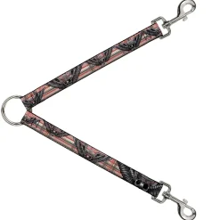 Dog Leash Splitter - Irish Skulls/Plaid