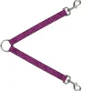 Dog Leash Splitter - Leopard Pink Fuchsia