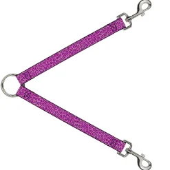 Dog Leash Splitter - Leopard Baby Pink